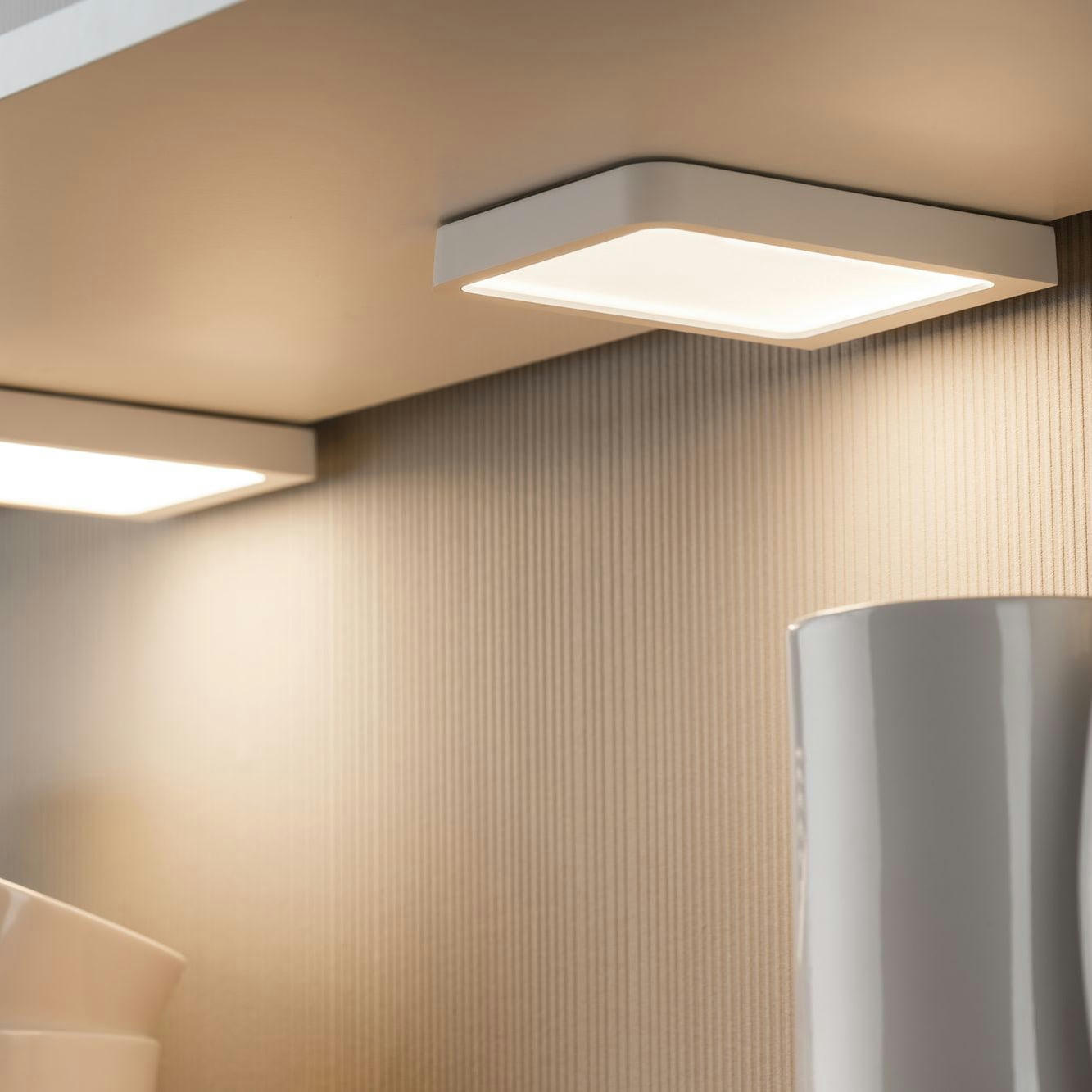 SES - Spot à encastrer en métal blanc