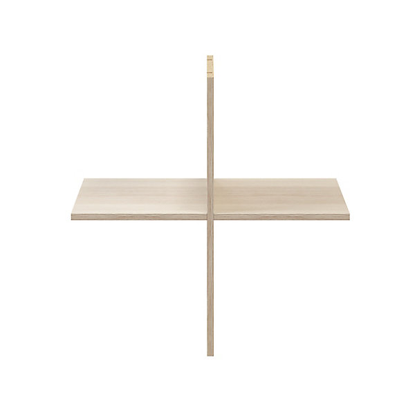 Croisillon pour étagère effet chêne GoodHome Atomia H. 71,4 x L. 71,4 x P. 33,2 cm