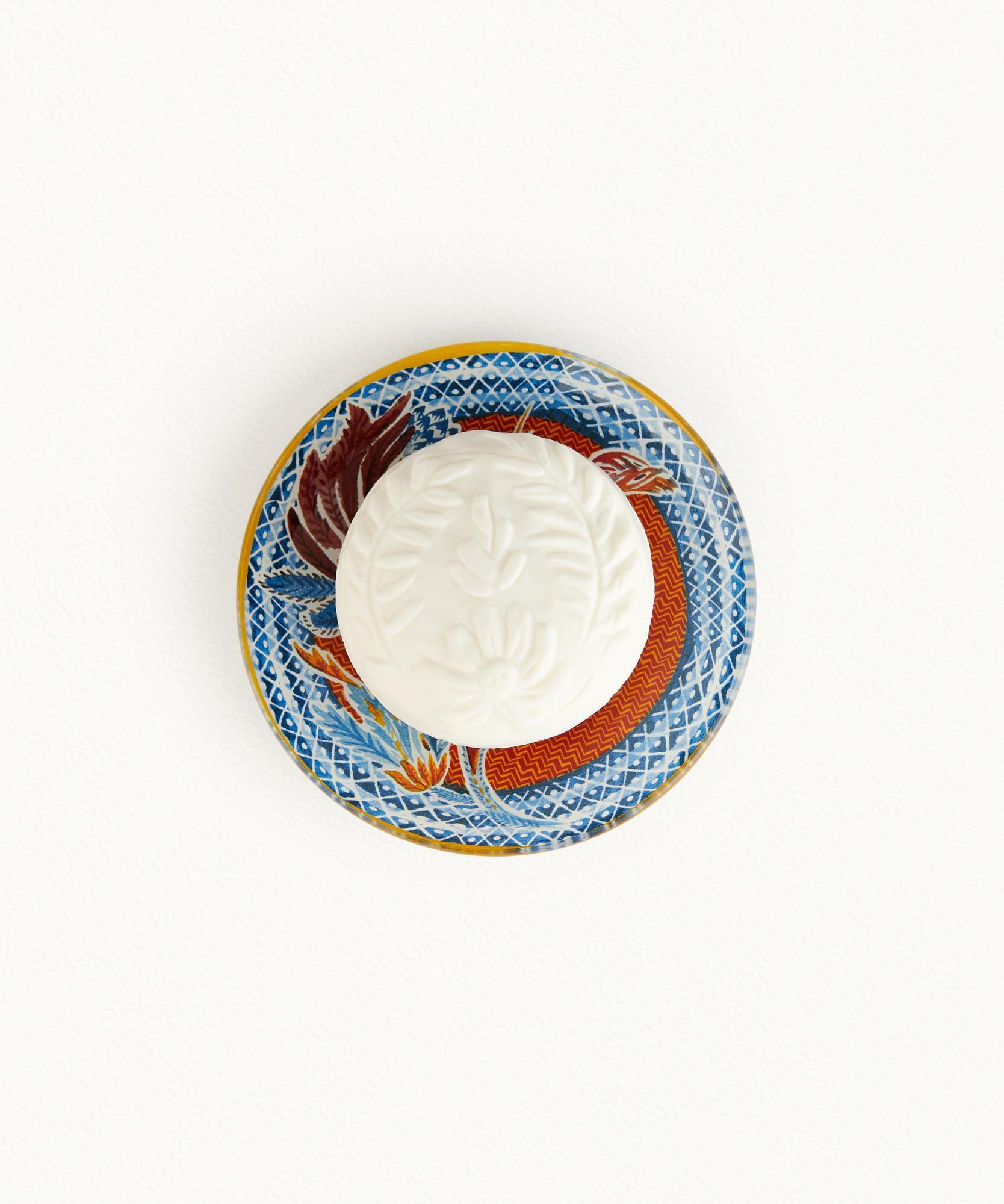 Rose Lavande - Savon & porte savon