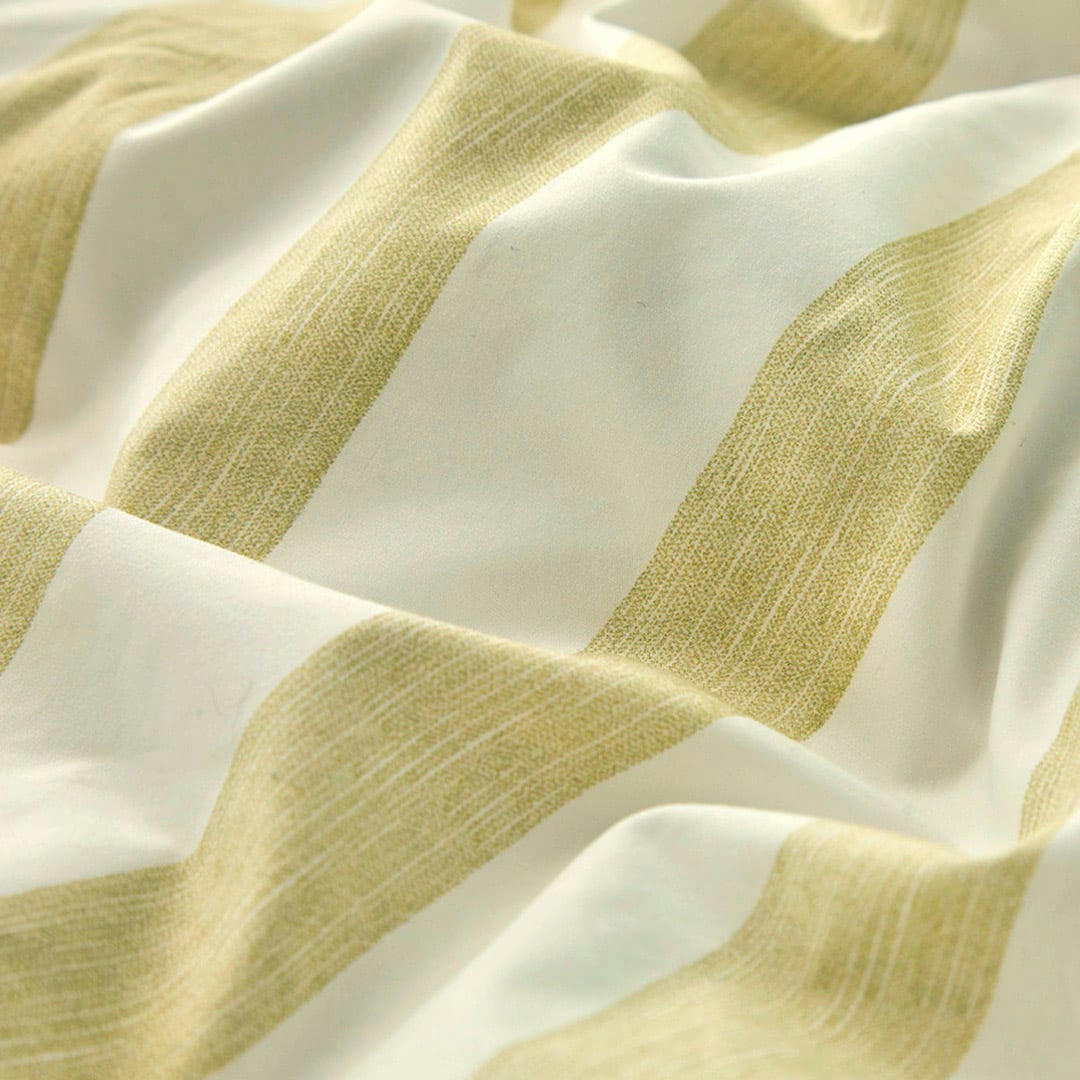 FN BENGALE - Housse de couette en percale de coton organic 240x220 cm jaune