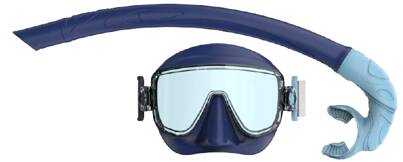 Speedo Youth & Adult Travel Swimming Mask & Snorkel Combo, Sea Green