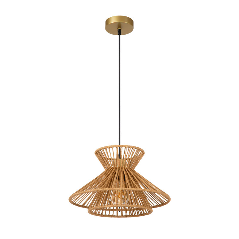 Suspension Tasman naturel Ø 32 cm E27 60 W LUCIDE
