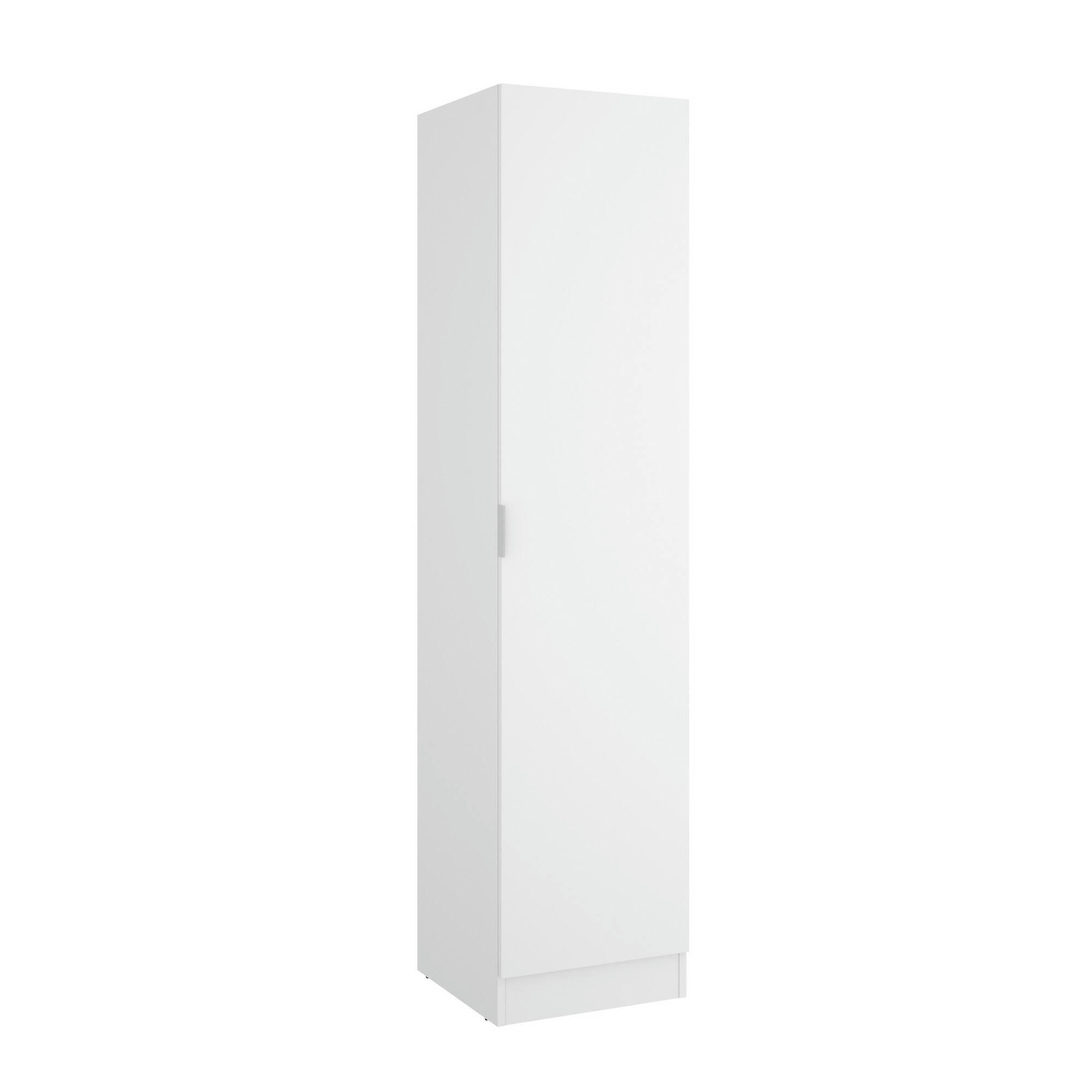 CUSNA - Garde-robe effet bois blanc