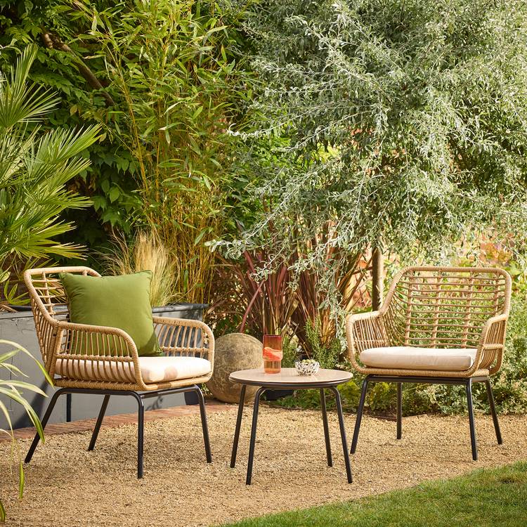 Habitat Global 2 Seater Garden Bistro- Beige