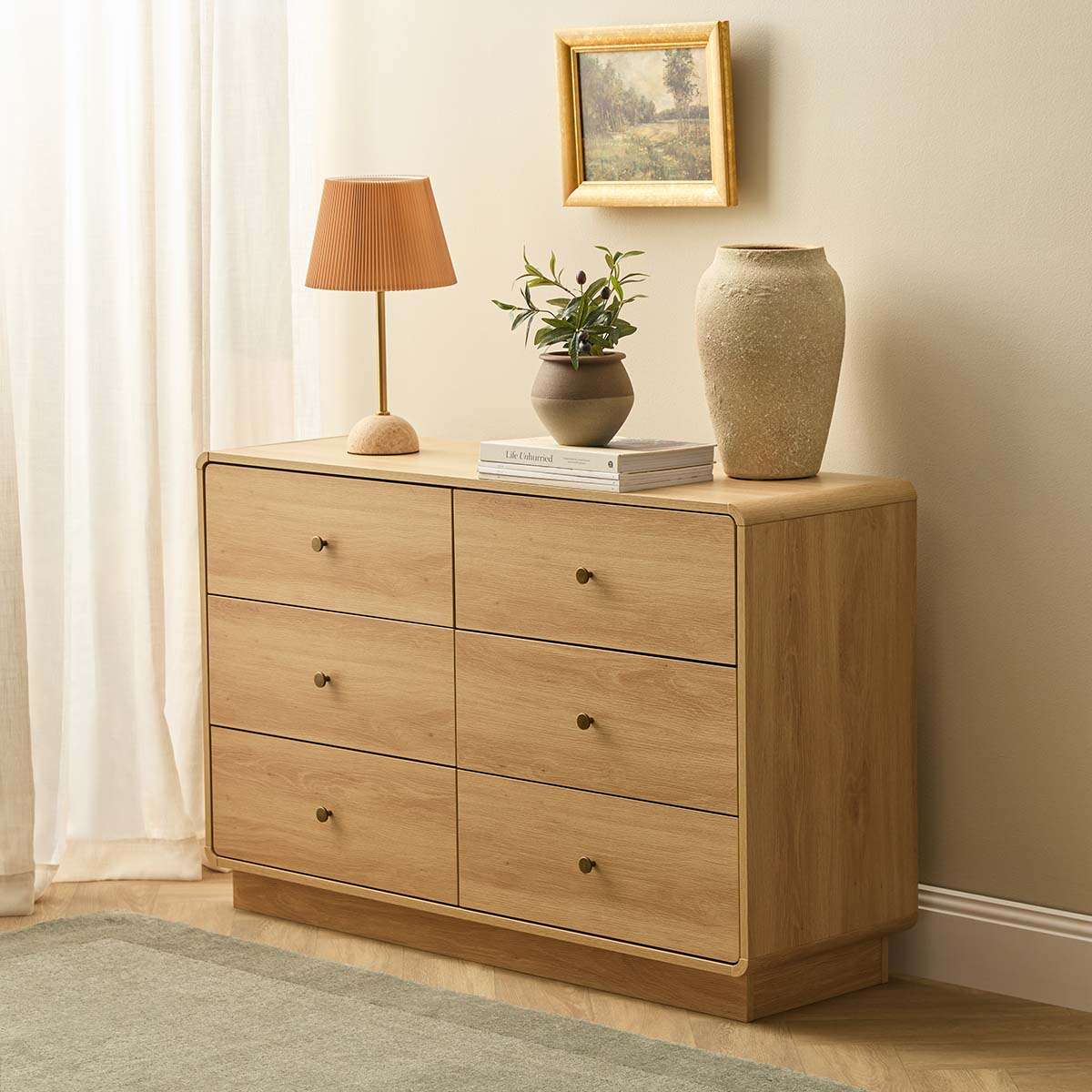 McKenna Six Drawer - Natural