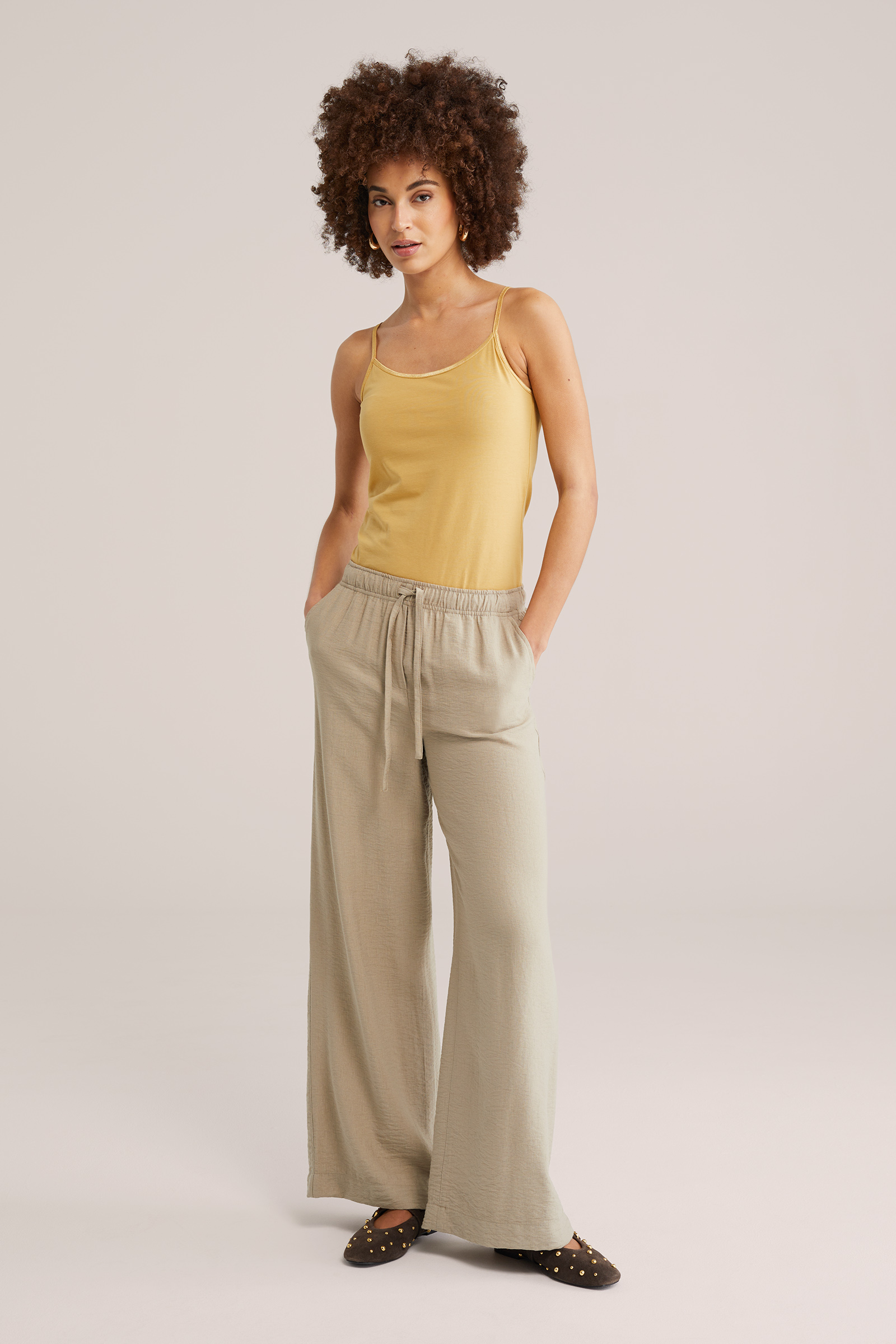 Dames singlet van katoen