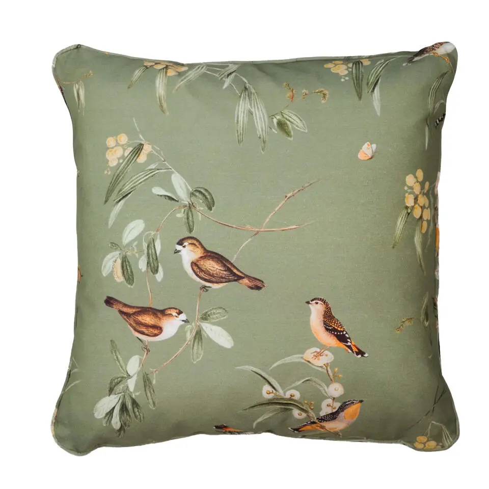 Madison - Sierkussen Aria - Groen - 50x50x10cm - Set van 4