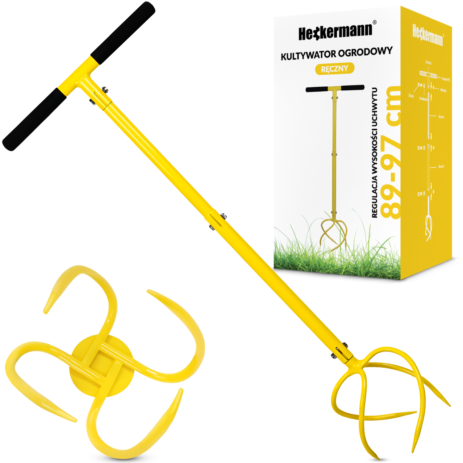 Kultywator ręczny Heckermann BP2902009