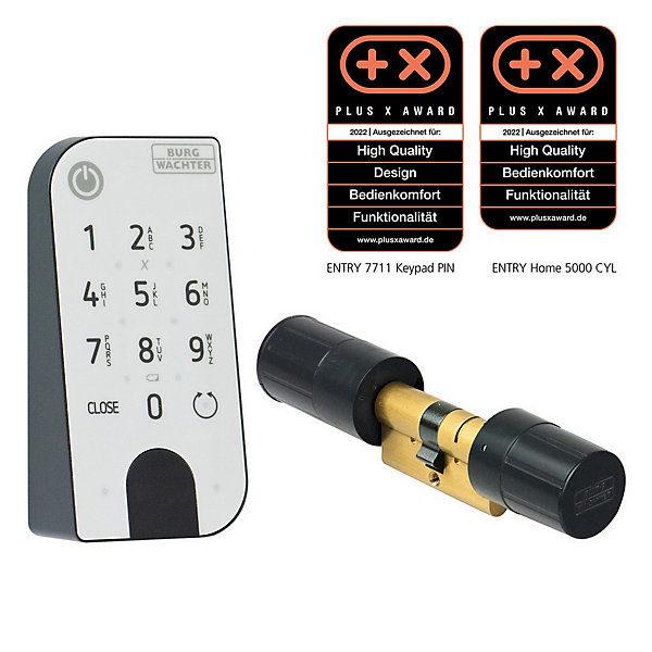 Cylindre électronique Burg Wächter secuEntry Home 5001 PIN et clavier