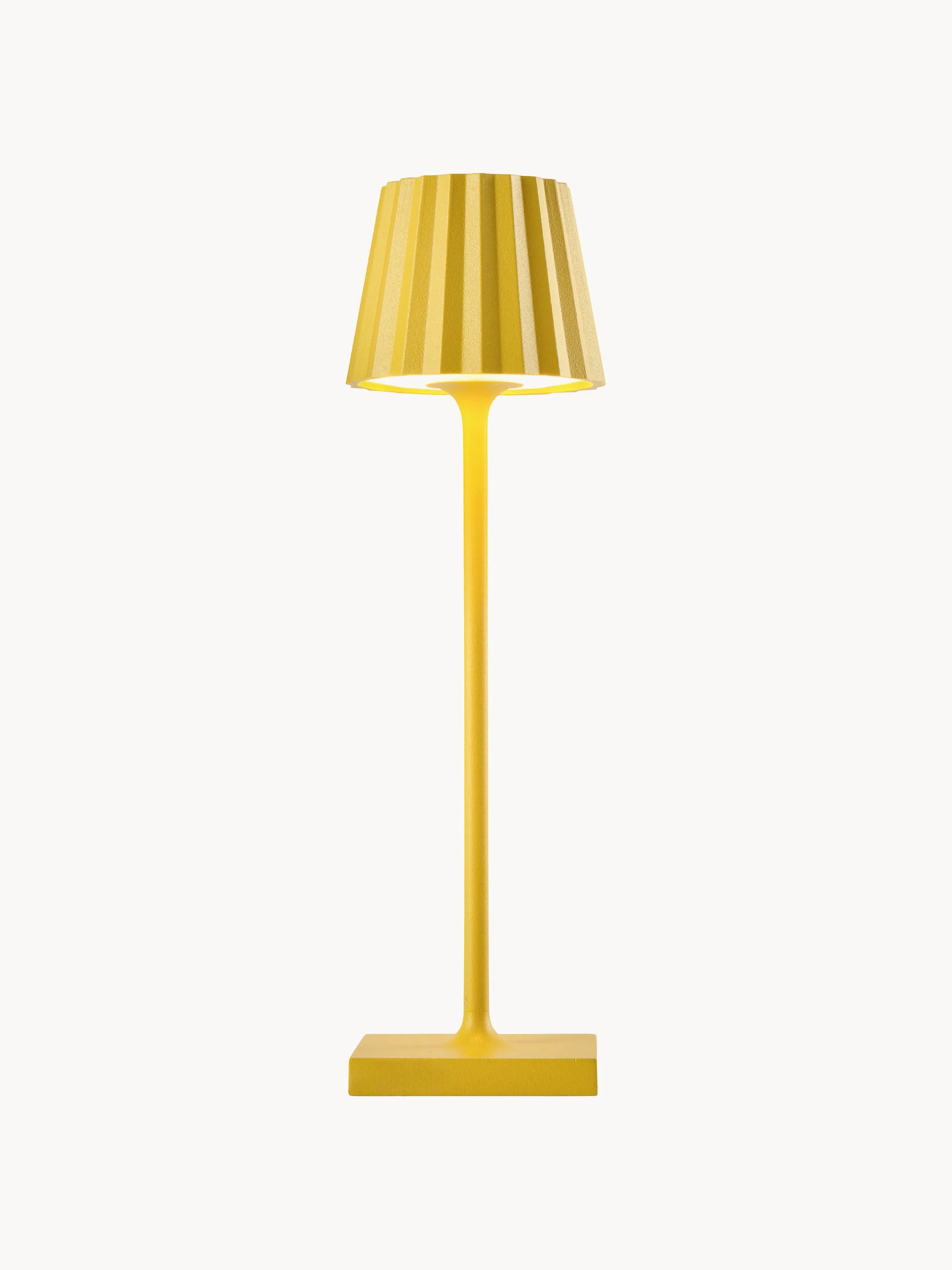 Mobile LED-Außentischlampe Troll Nano RC, dimmbar