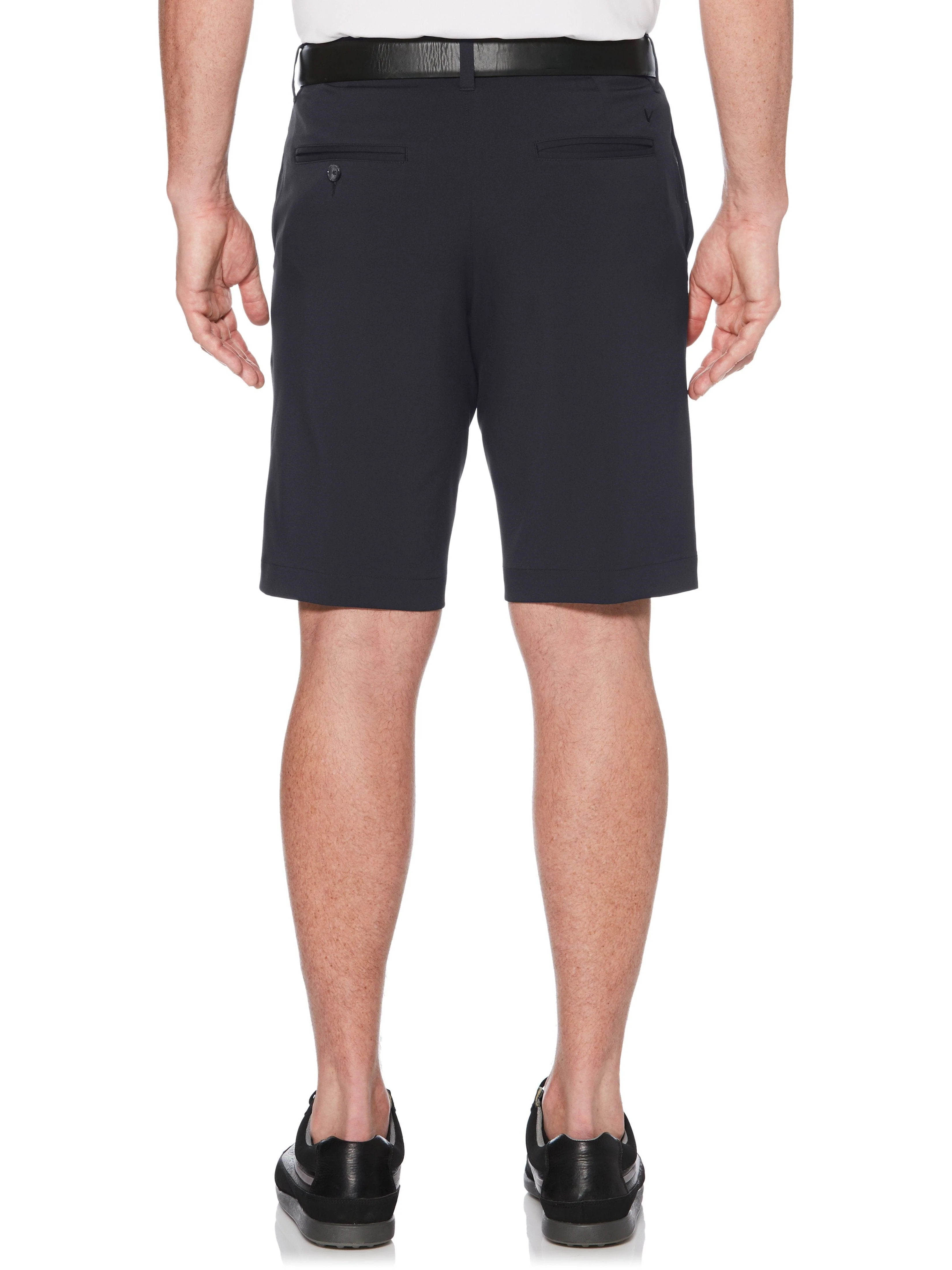 Mens Stretch Solid Short with Active Waistband