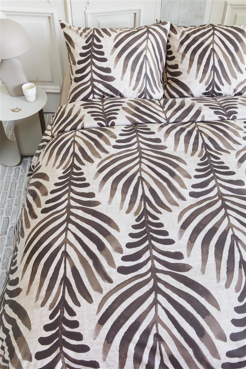 vtwonen Bold Feathers dekbedovertrek - 240x200 220 - Zand