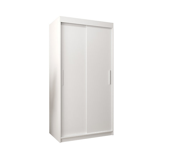 Armoire TOKYO à portes coulissantes H. 200 x L. 100 x P. 62, 2 portes