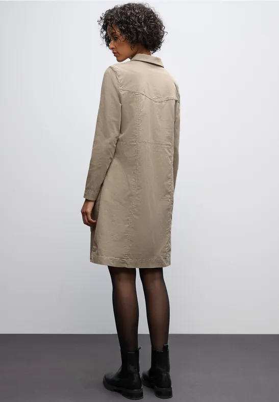 Cordkleid mit Zipper