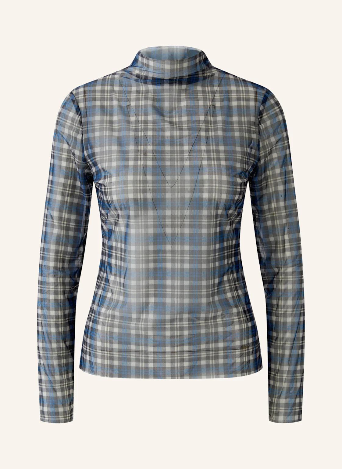 Oui Longsleeve aus Mesh