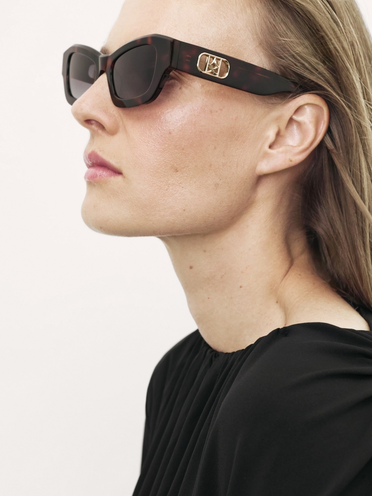 Sunglasses in chicret pattern