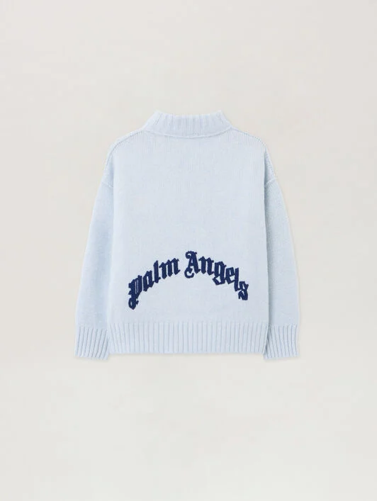 Curved Logo Sweater