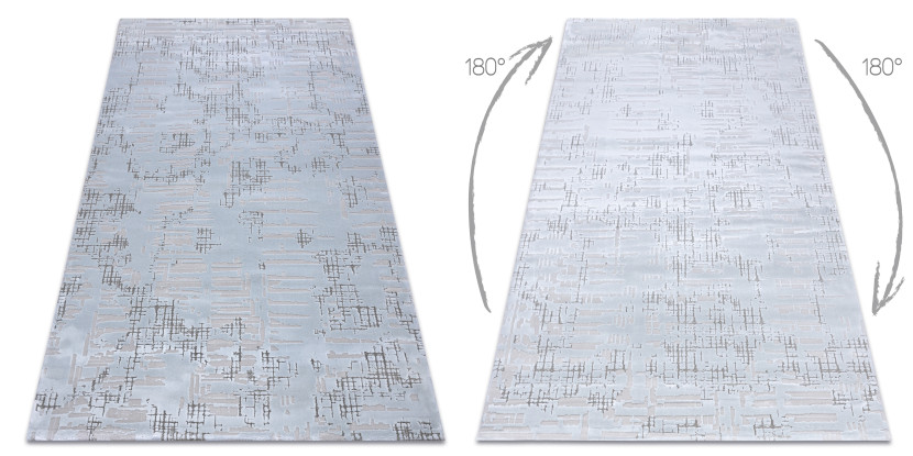 Dywan AKRYL DIZAYN 8840 jasny niebieski 80x150 cm