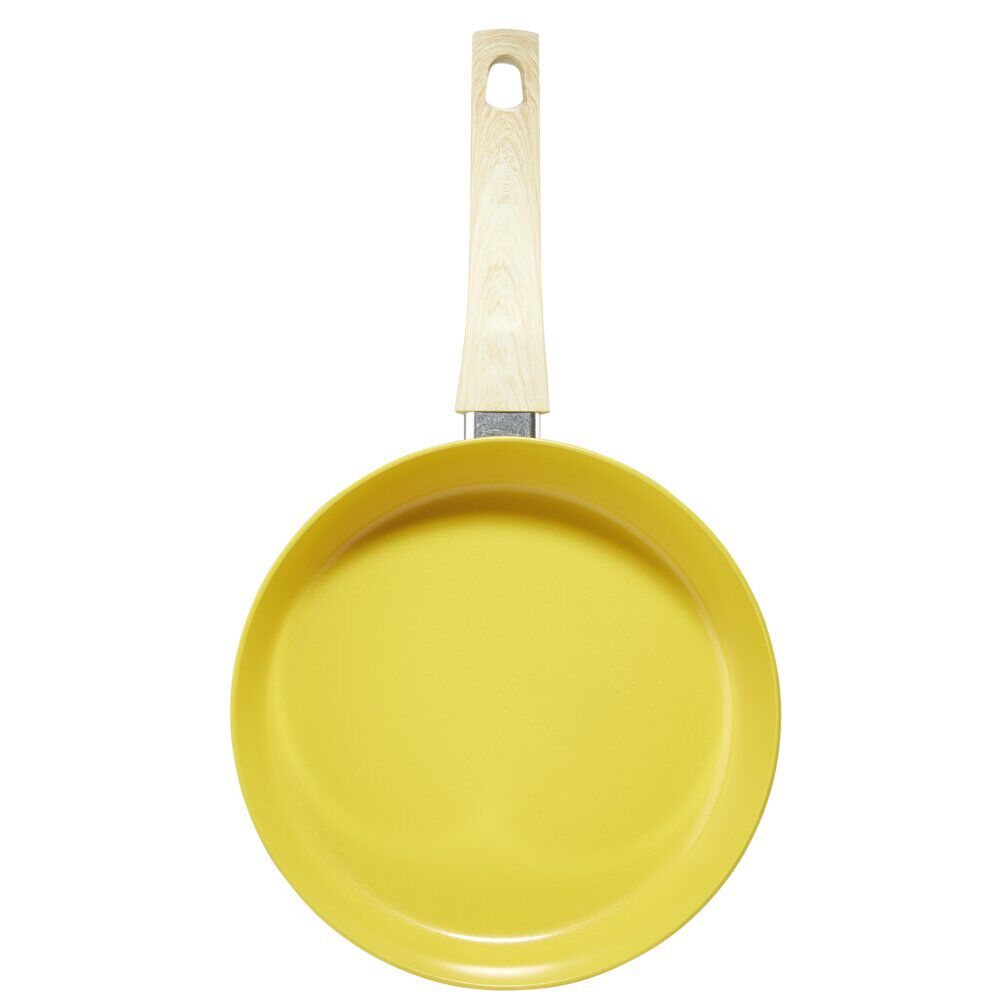 Poêle alu revêtement antiadhésif tous feux dont induction Ø24cm jaune