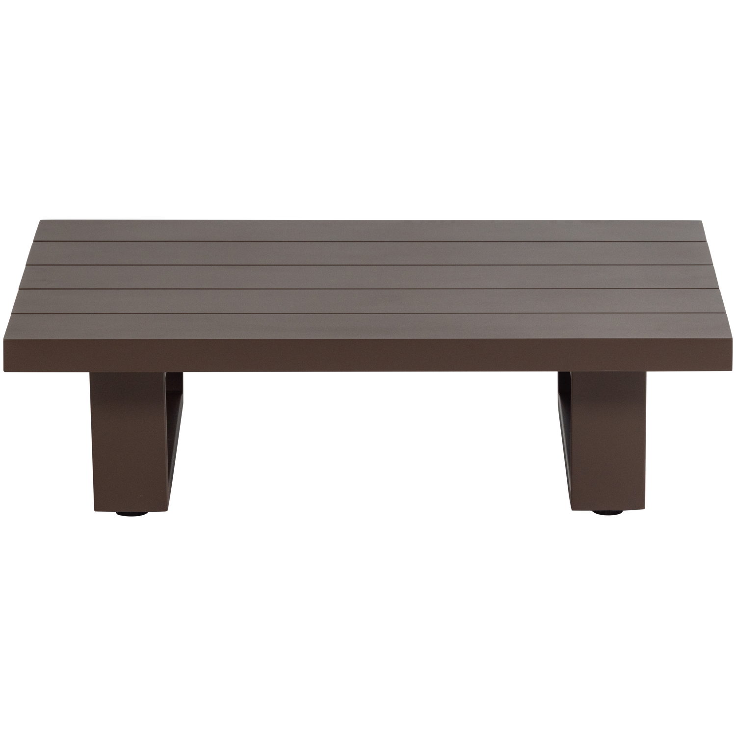 WOOOD salontafel tuin Bear - Aluminium - Bruin - 25x87x87