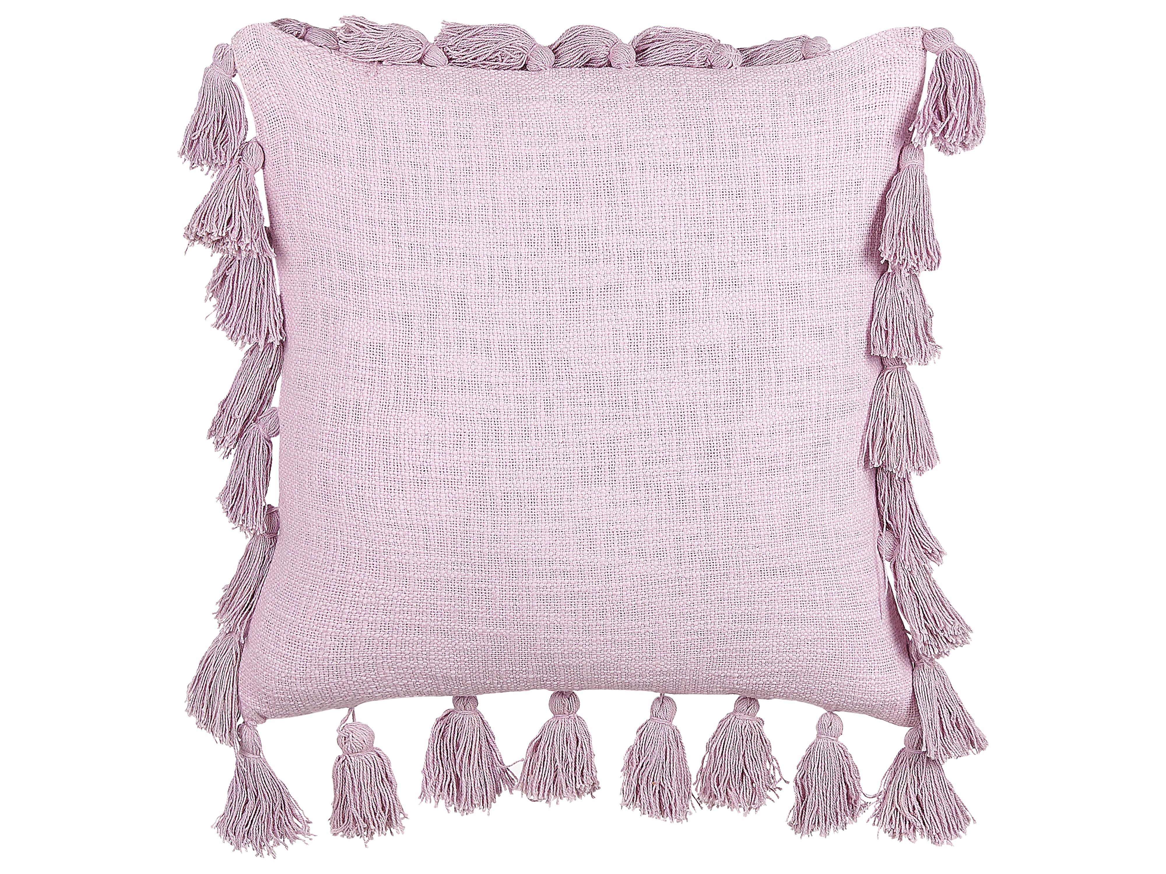 Throw Cushion LYNCHIS Cotton 45 x 45 cm Pink