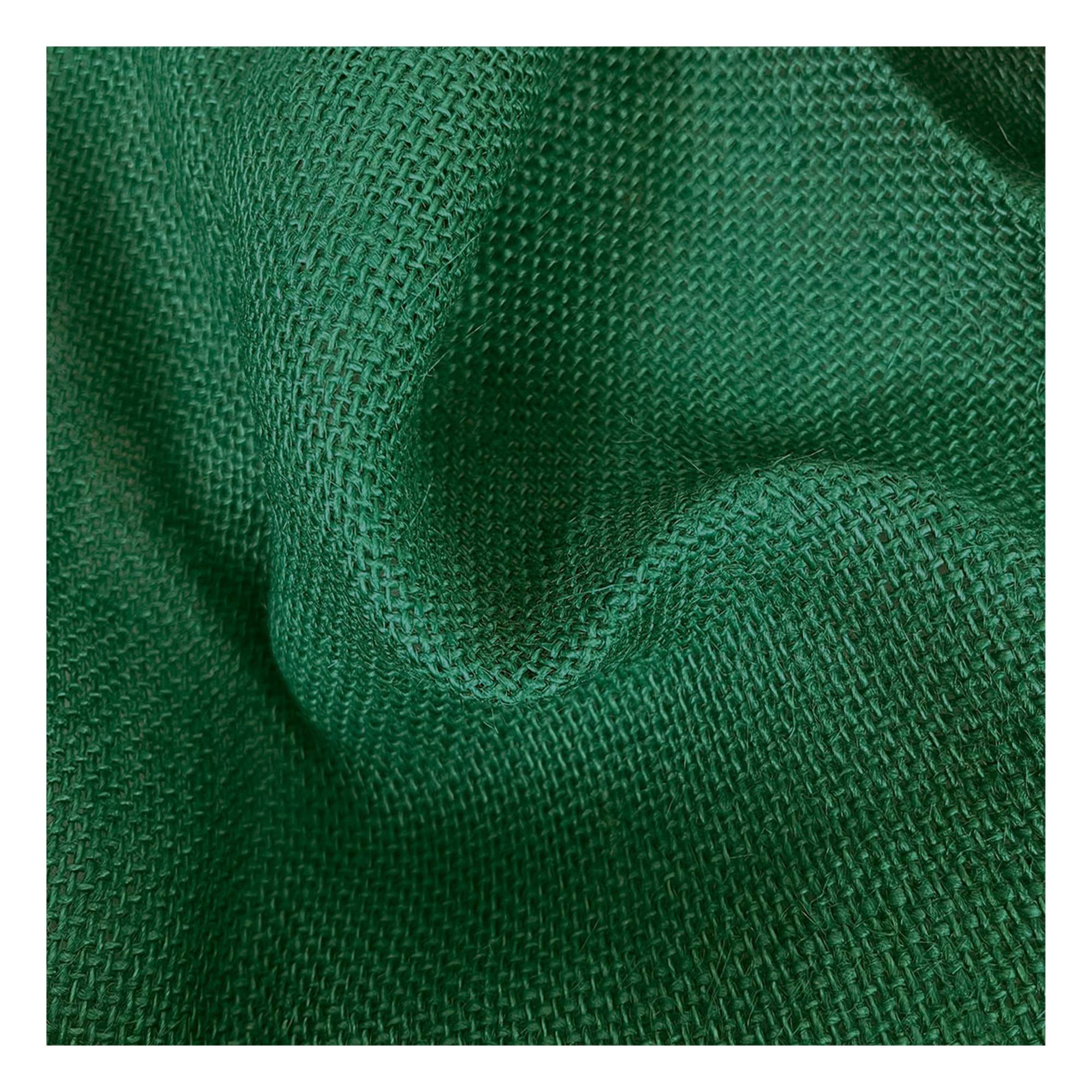 Forest Green Hessian Fabric by the Metre