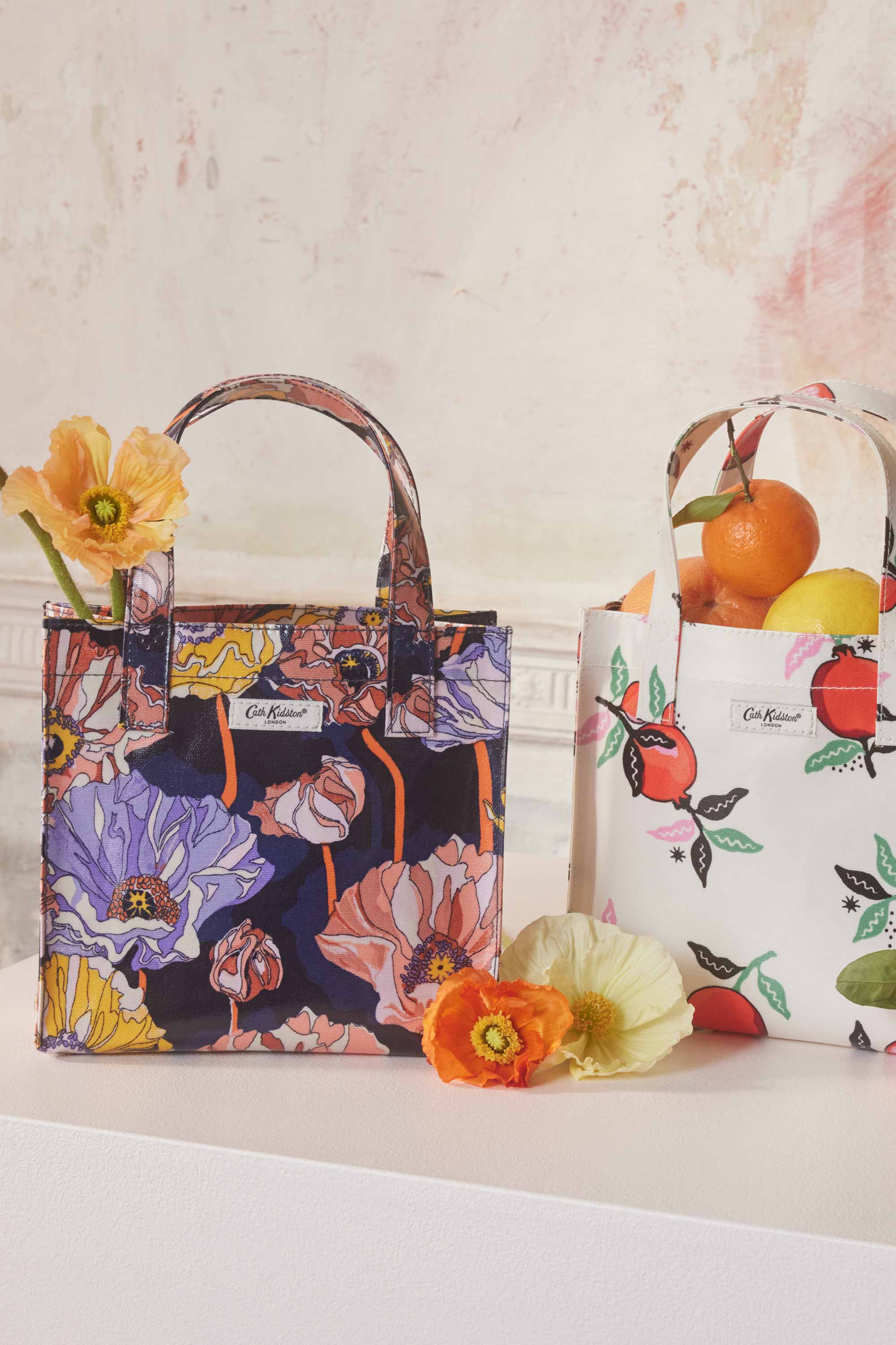 Summer Poppy Midscale Small Bookbag