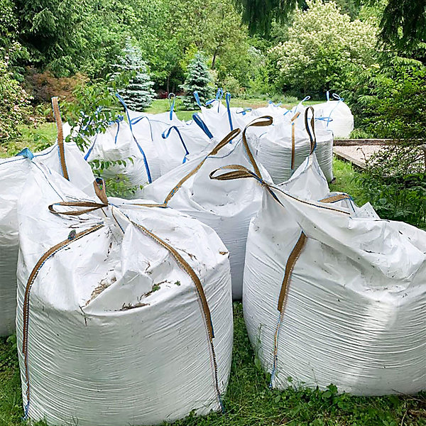Big bag 500 kg, résistant pour gravats, conteneur blanc
