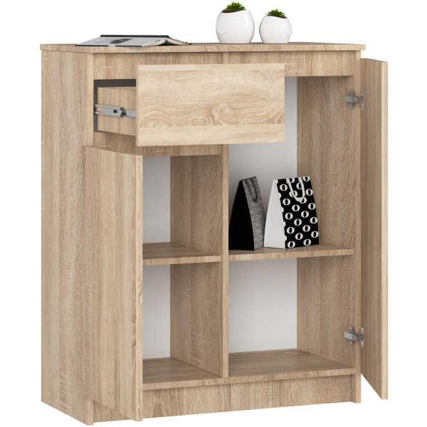 Komoda K80 2D 1Sz Clp Pk Dąb Sonoma