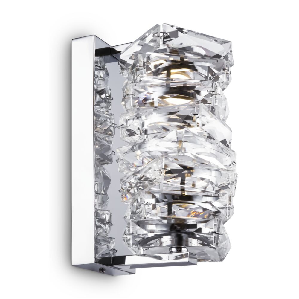 Kinkiet COILsrebrny LED 1x6W 300lm wym:23,5x12x15cm IP20 Maytoni
