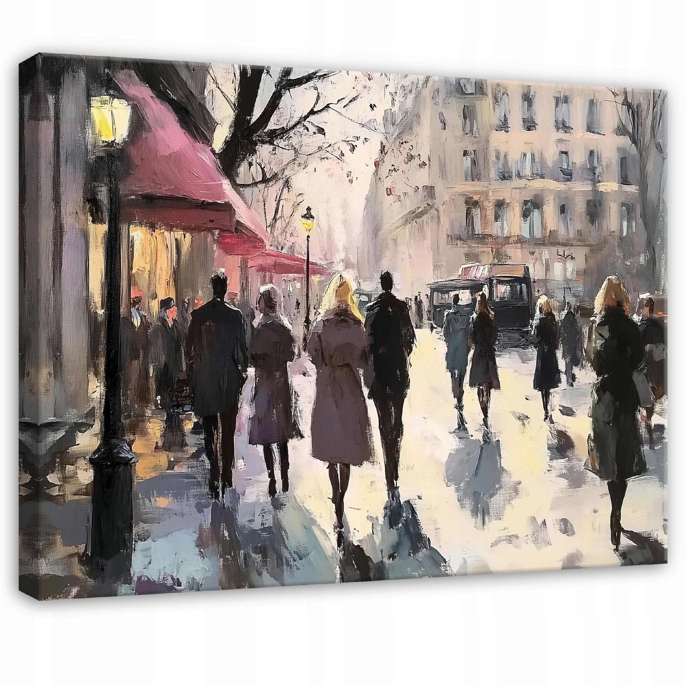 Obraz Sztuka Art Ulica Miasto Do Sypialni Salonu Kuchni Na Płótnie 60X40