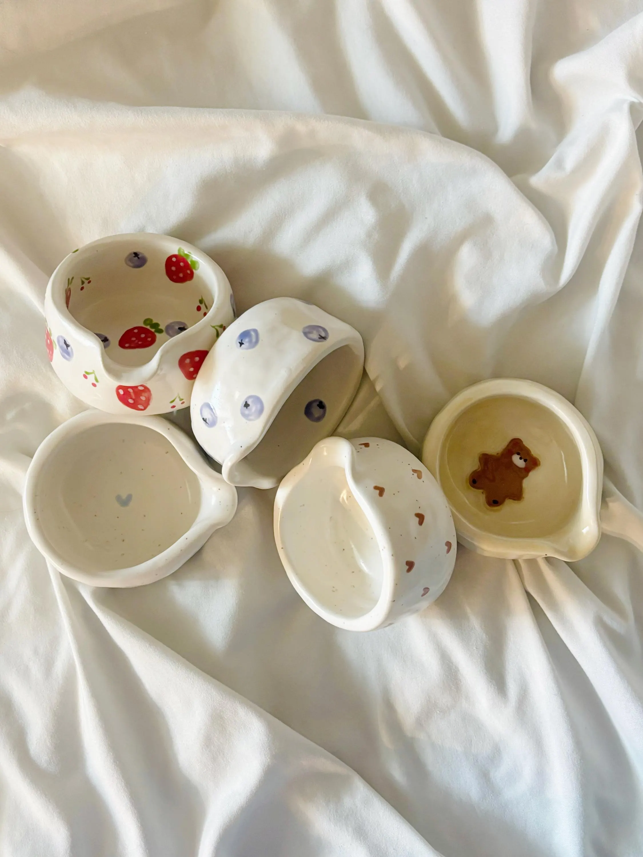 Ceramic Espresso Cups | Handmade Pottery, Ceramics, Cute Pottery, Fruit Pottery, Gifts for Her, Aesthetic Pottery, Espresso, Blueberries