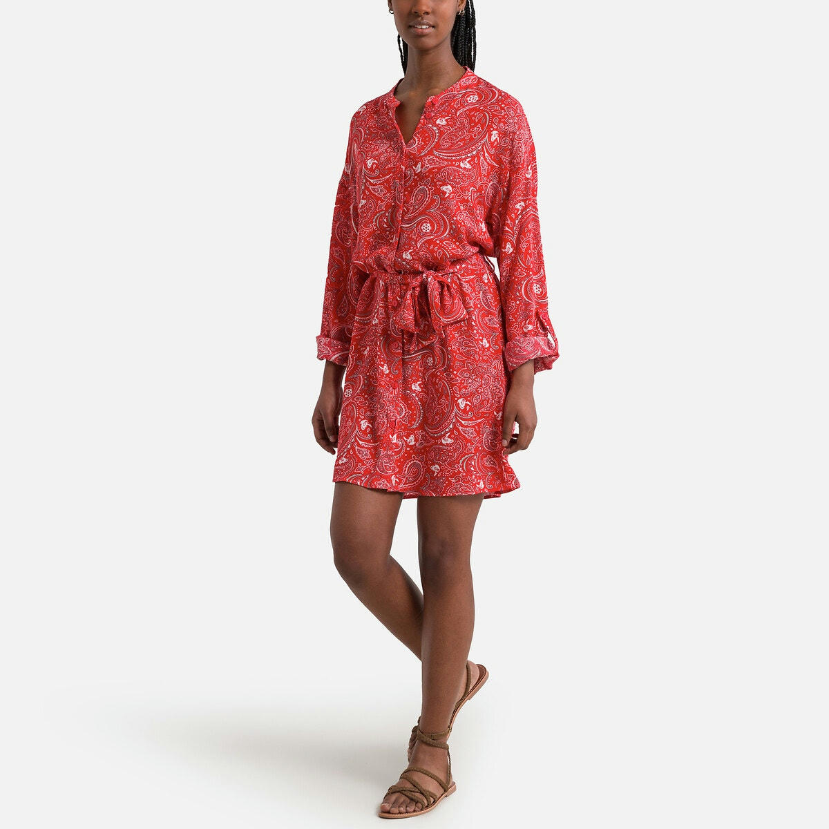 Robe imprimée à nouer