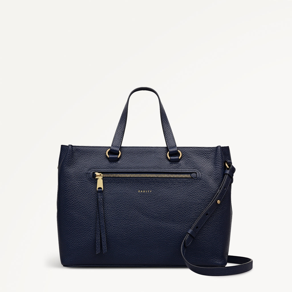 Pickwick Leather Medium Ziptop Grab Bag - POHZ11205