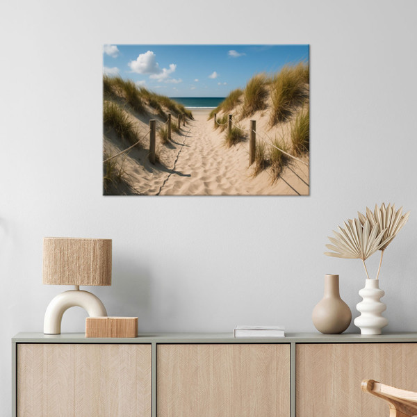 Obraz do salonu sypialni kuchni, Ścieżka na plażę Shabby Chic 30x20