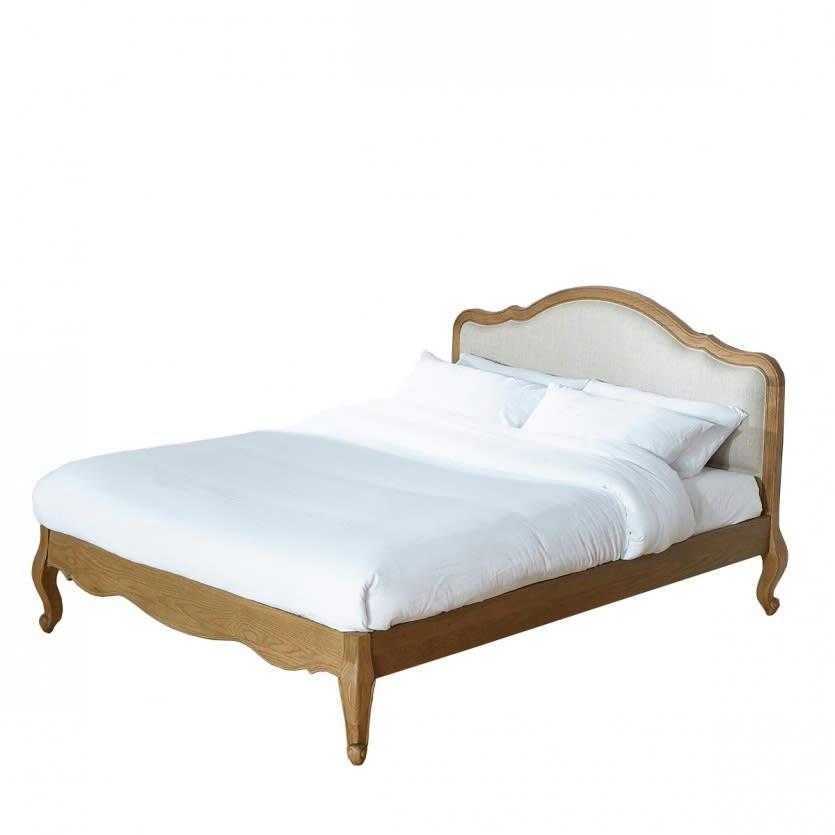 HENRY - Lit double 160x200 en chêne teinte naturelle