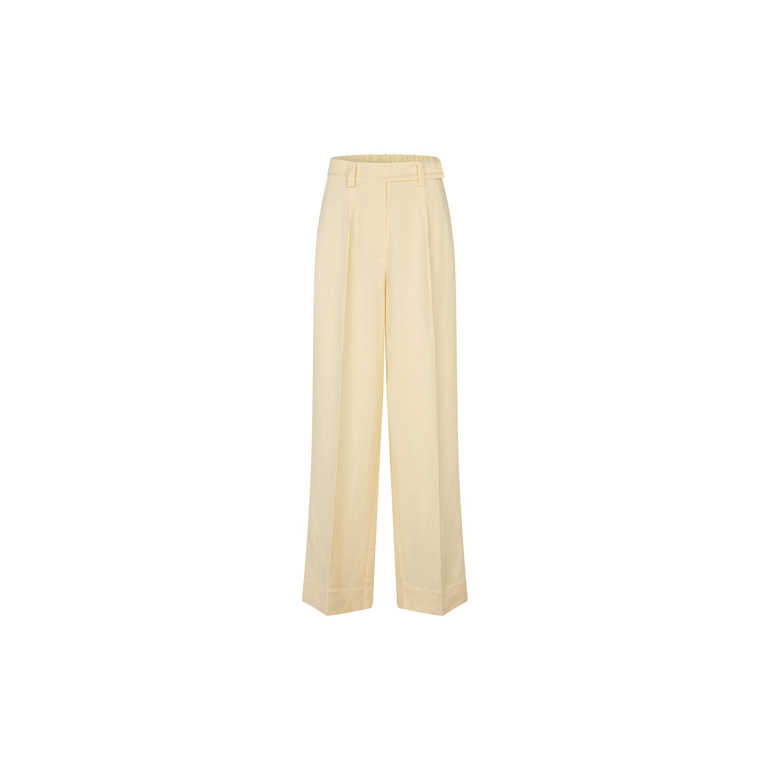 Lino Classic Trousers, alabaster gleam