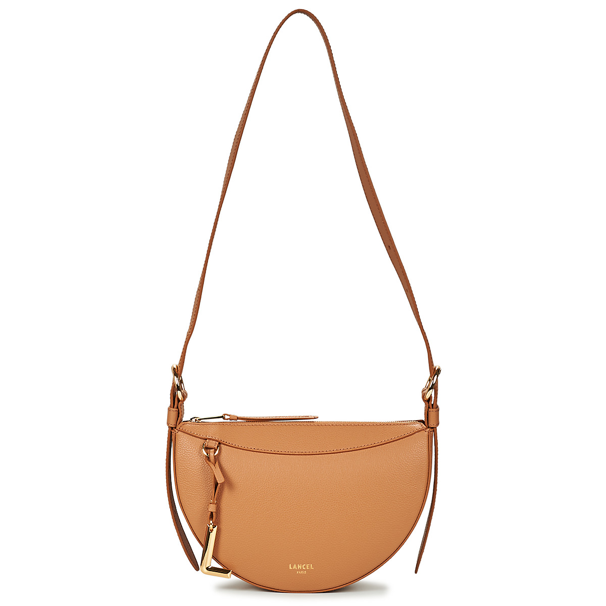 Lancel - FAUBOURG HALFMOON ZIP - Camel