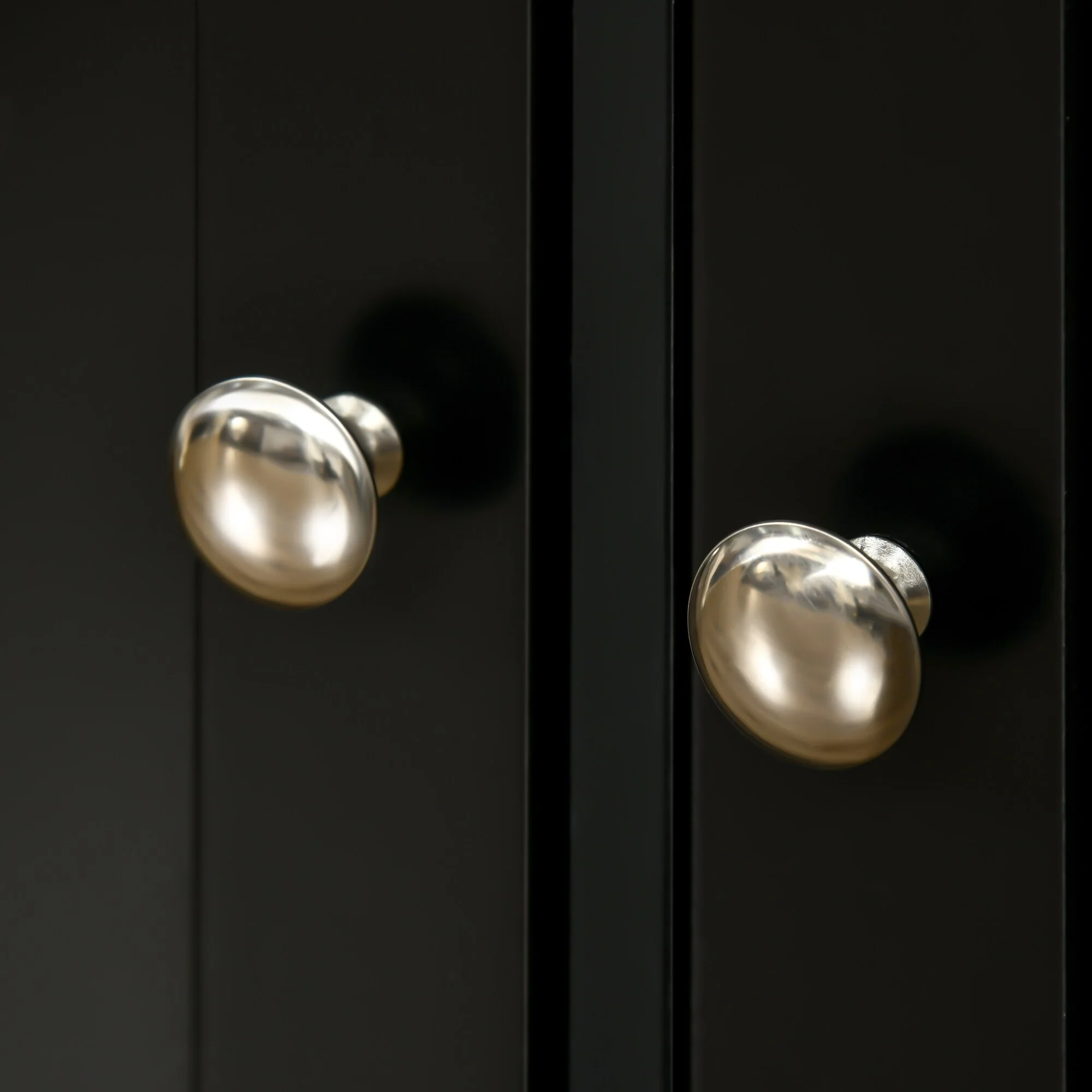 Modern Storage Cabinet with Solid Wood Countertop, 3 Drawers and Adjustable Shelf