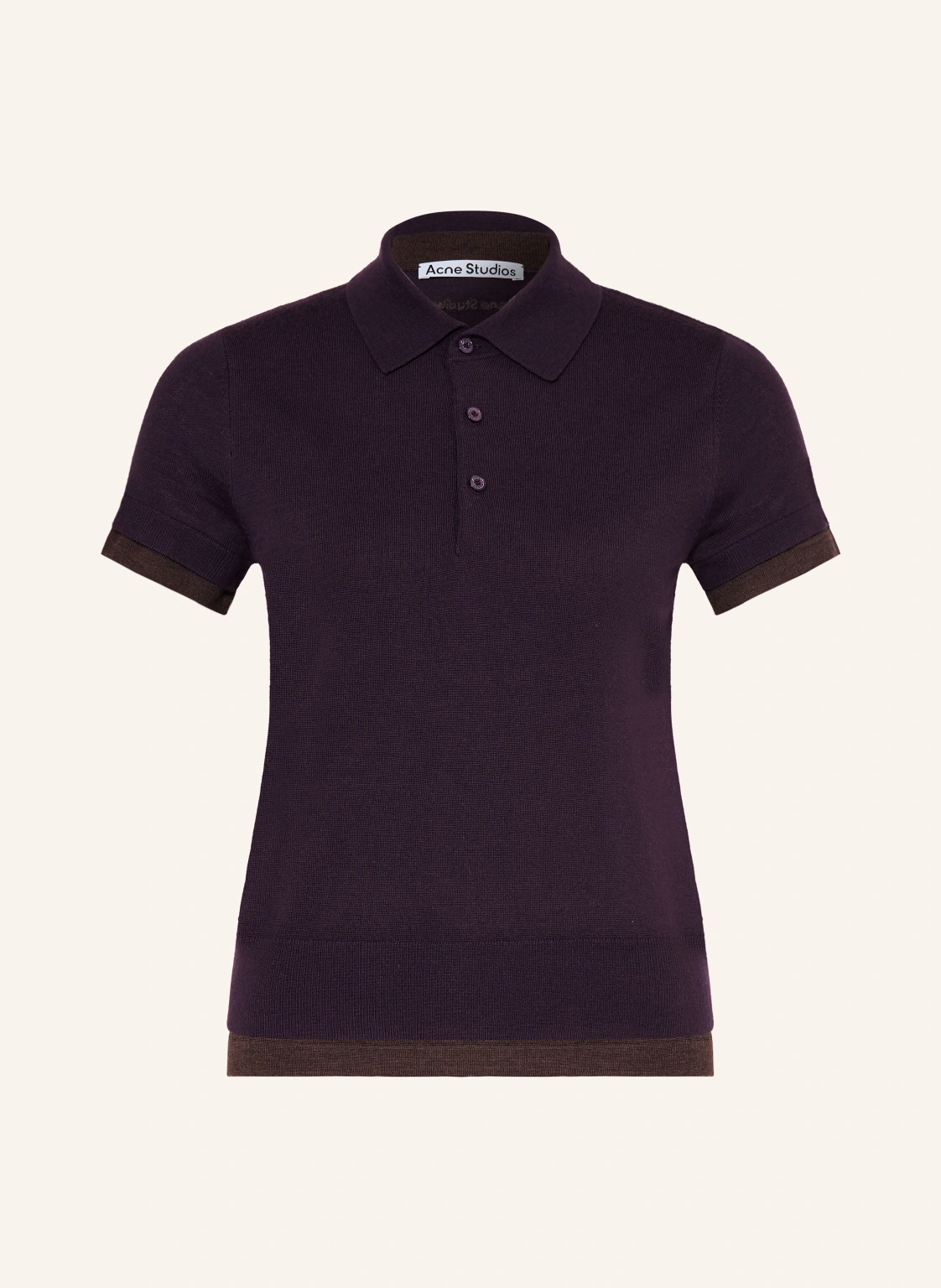 Acne Studios Strick-Poloshirt