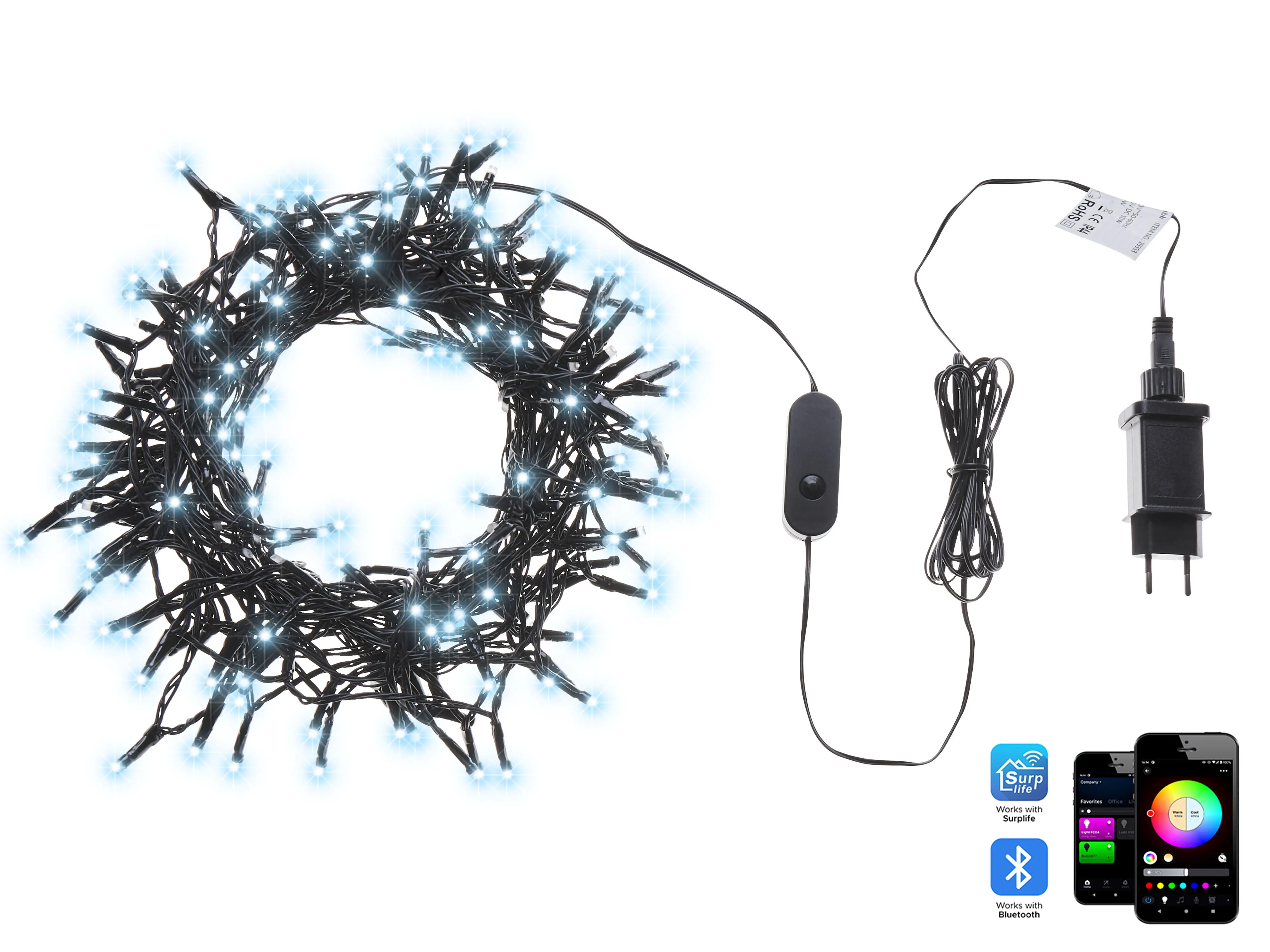 Lighting Chain Smart LED with App IGALIKU 27 m Multicolour