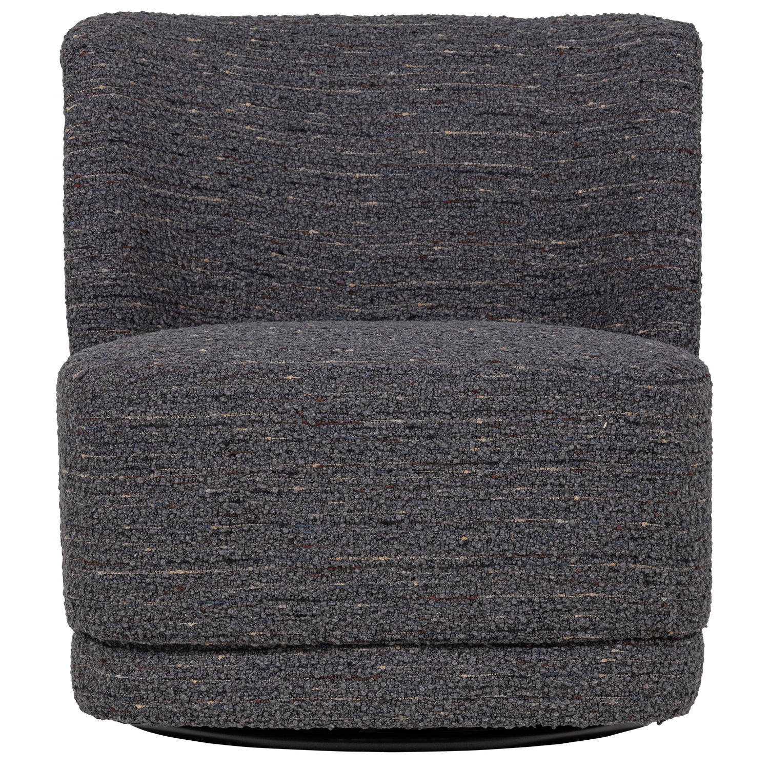 WOOOD draaifauteuil Atty - Grove Melange - Grijs - 75x74x65