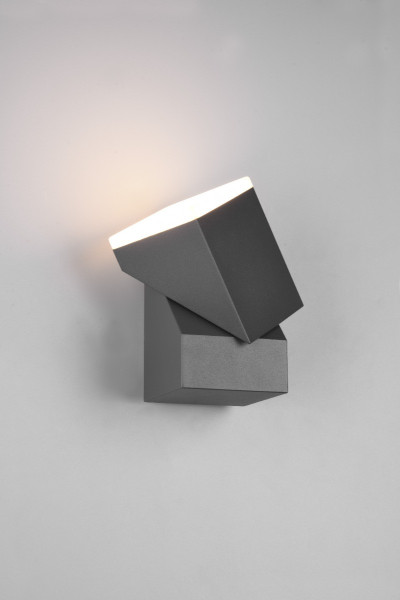 Kinkiet zewnętrzny AVON 3000K antracyt LED 1x7W 800lm IP54 Trio