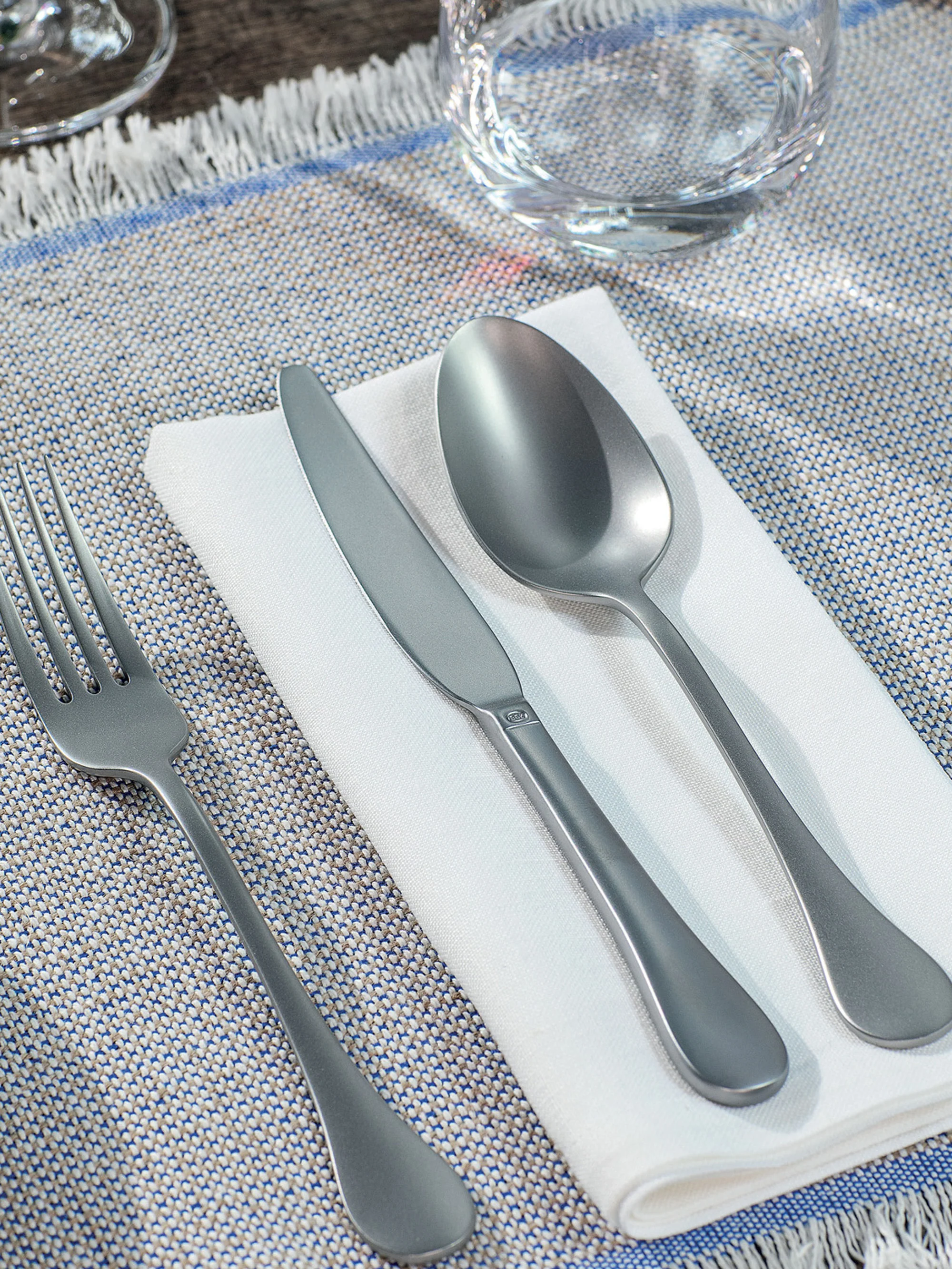 Edelstahl-Besteck-Set Bloom, 6 Personen, 24er-Set