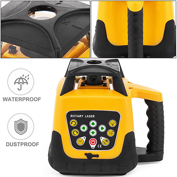 Niveau laser rotatif 360 , autonivelant. Faisceau vert, portée 500m. Pour construction.