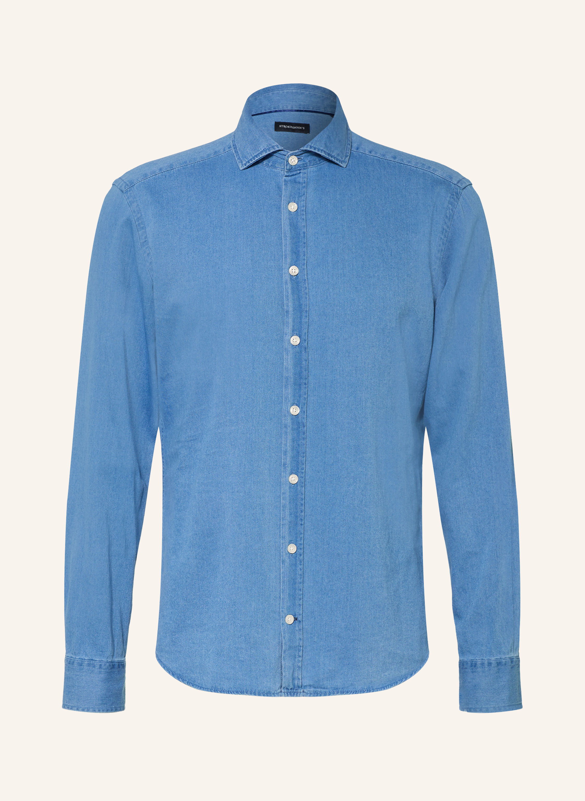 STROKESMAN'S Jeanshemd Slim Fit