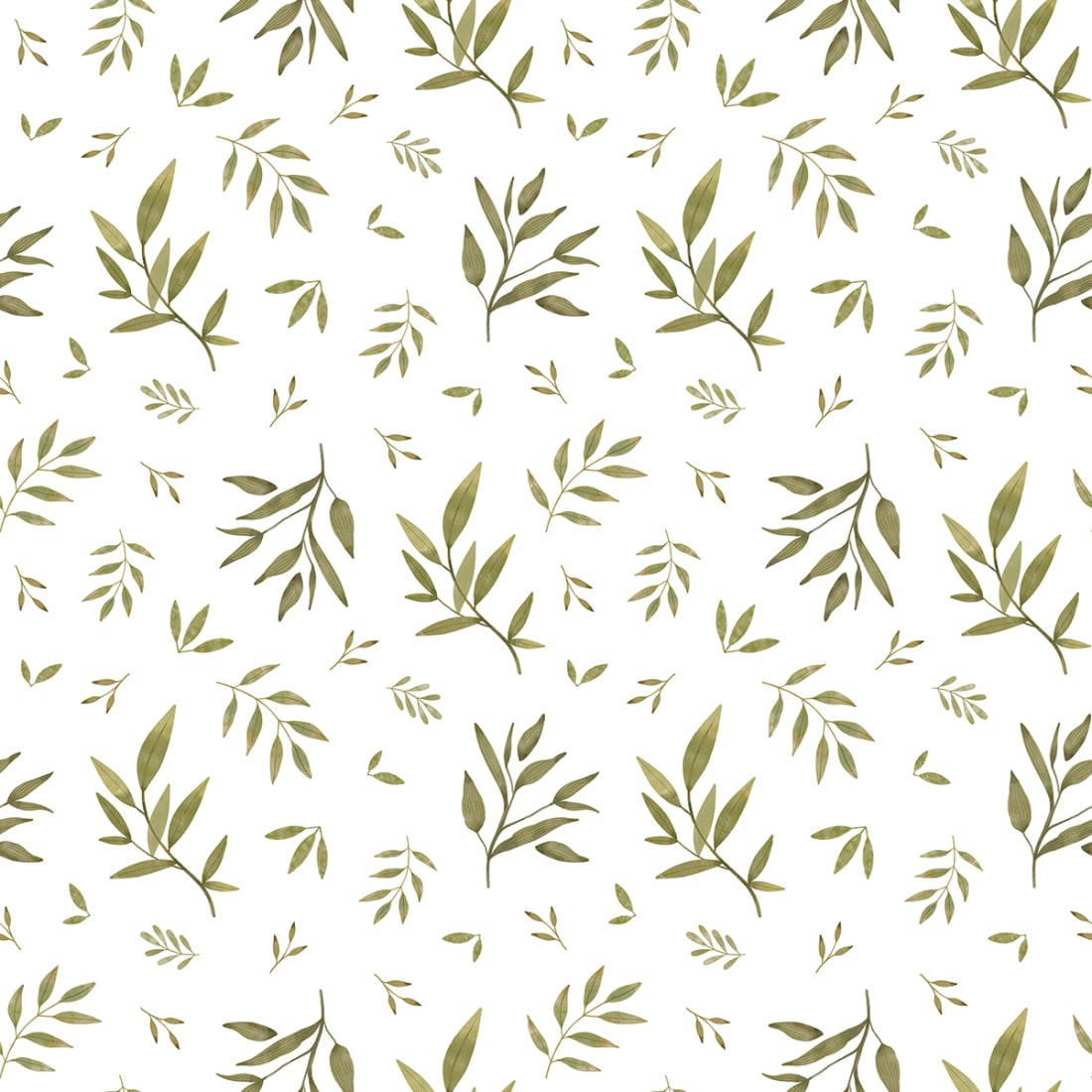 NORWOOD - Papier peint foliage vert