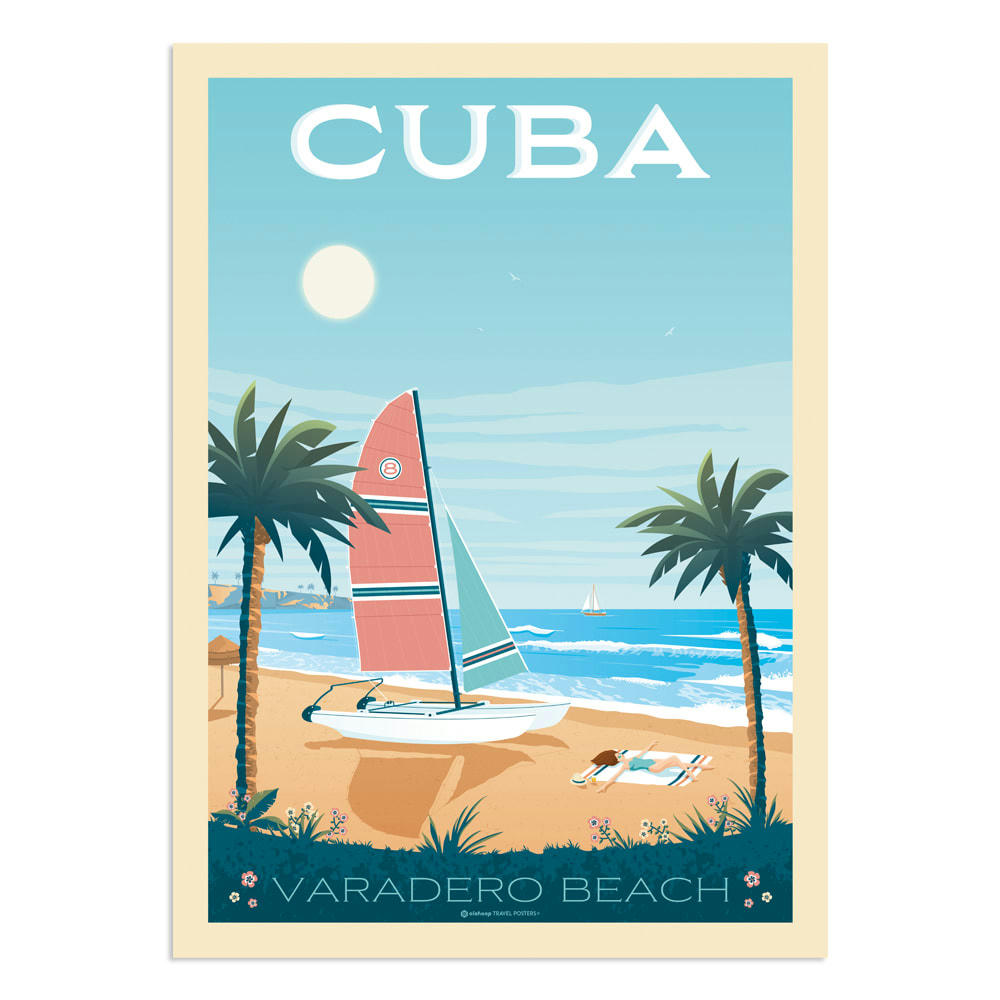 - Affiche Cuba  21x29,7 cm