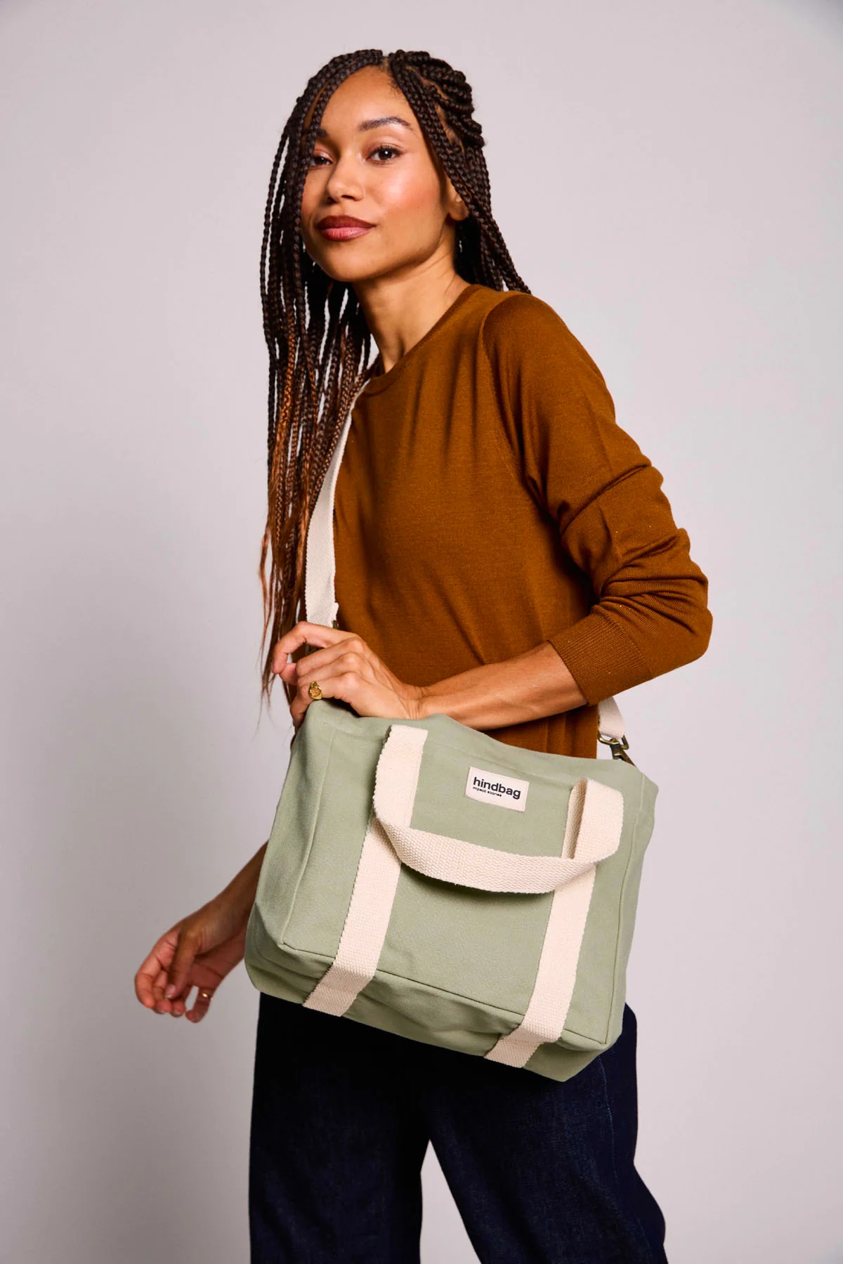 Sac à main Louise Vert argile