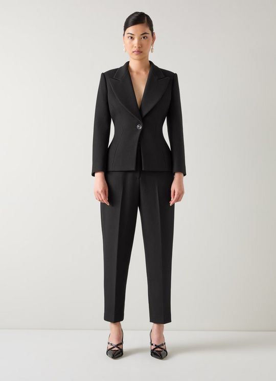 Rosa Black Sculptured Jacket